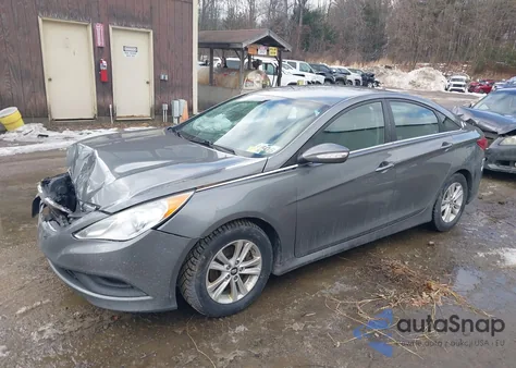 2014 Hyundai Sonata Gls из США, поврежденный, VIN 5NPEB4AC1EH824423